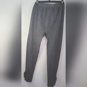 Lane Bryant Spandex Leggins, Size C/D , Ruffles On Bottom, Very Cute!